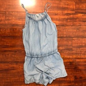 Denim romper
